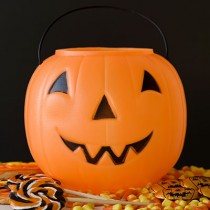 halloween pumpkin bucket