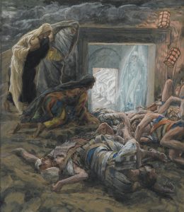 empty tomb scene