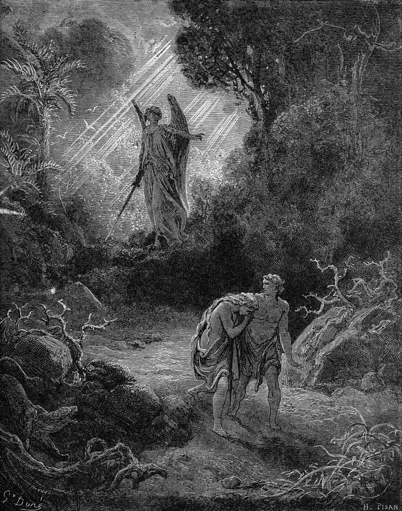 Adam and Eve Driven out of Eden by Paul Gustave Doré