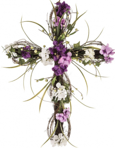 flower decorative cross