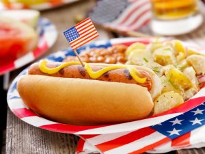 Hot Dog on 4th of July