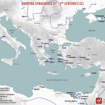 Jewish diaspora synagogues across the Roman world showing historical continuity